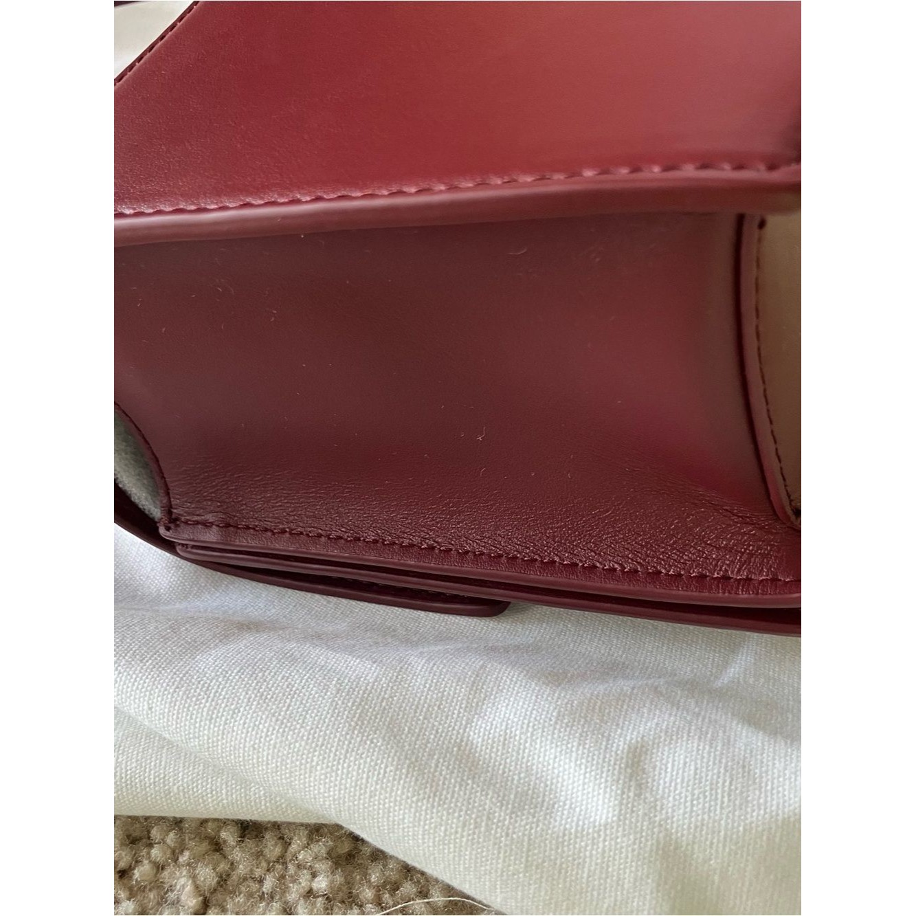 Nwot Cafune Small Pendulum Bag In Wine/Burgundy — image 6 of 8